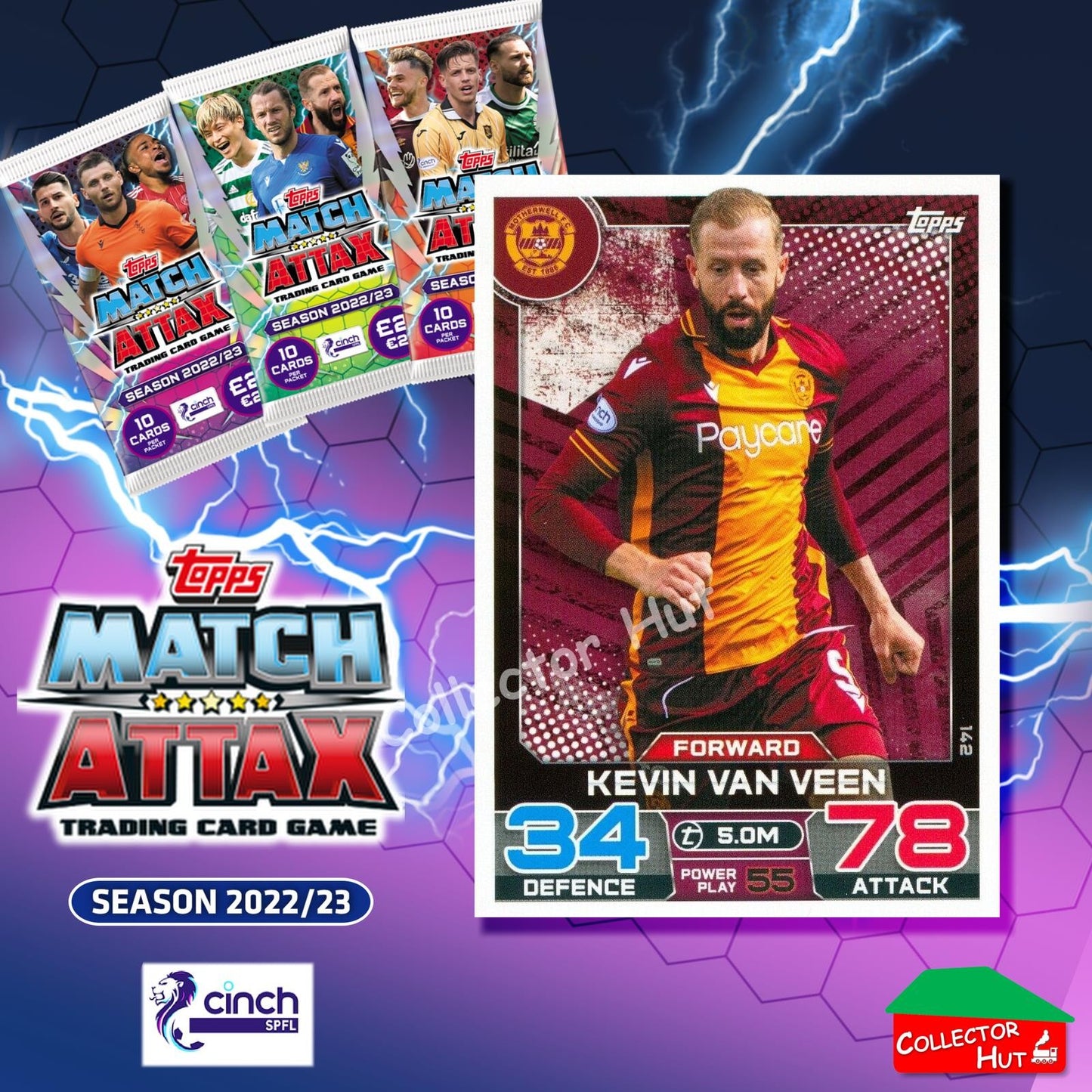 TOPPS MATCH ATTAX SPFL 2022/23 #1-162 Choose Your Card