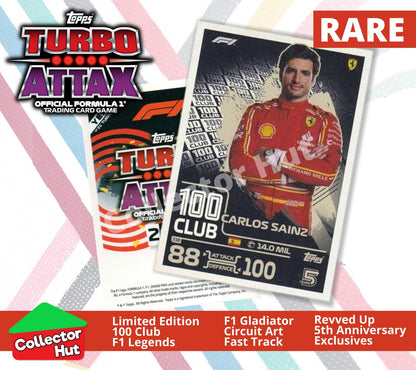 Topps Turbo Attax Formula 1 F1 2024 #313-344 RARE Limited Cards YOU CHOOSE
