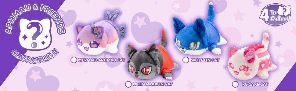 Aphmau MeeMeows Mystery 28cm 11" Plush Aphmau & Friends IDENTIFIED You Choose