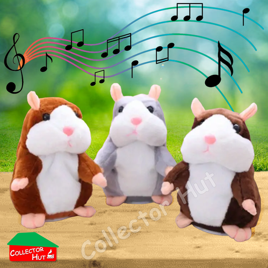 Talking Music Repeating Fluffy Hamsters Educational Speech Development Toy
