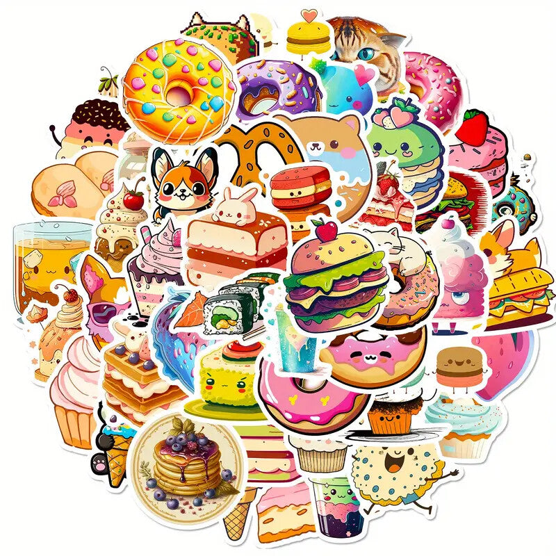Awesome Stickers Novelty Anime Cartoon Animals Artistic 100's to Choose From