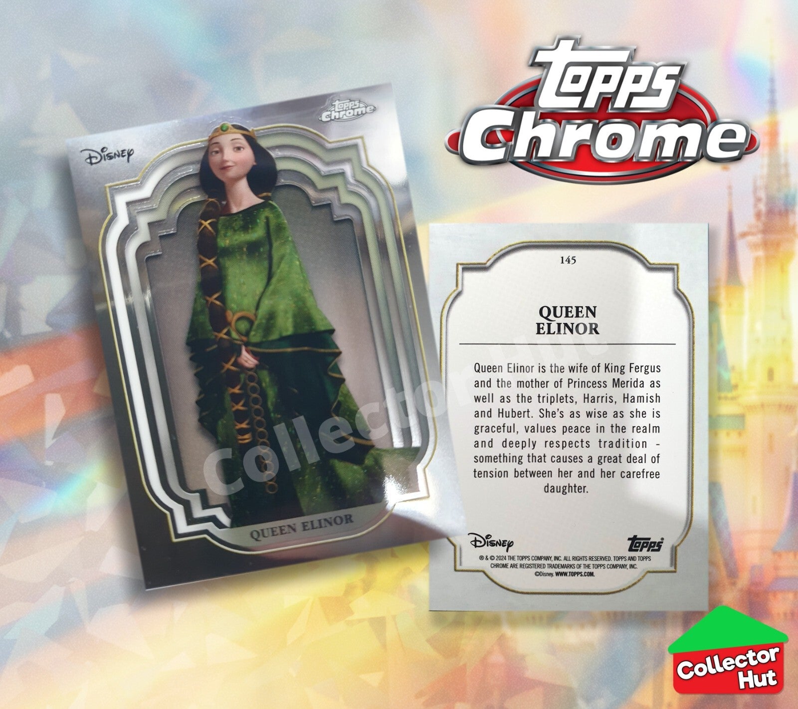 Disney Topps Chrome 2024 Base Cards 1-200 Pick Singles to Complete Your Set