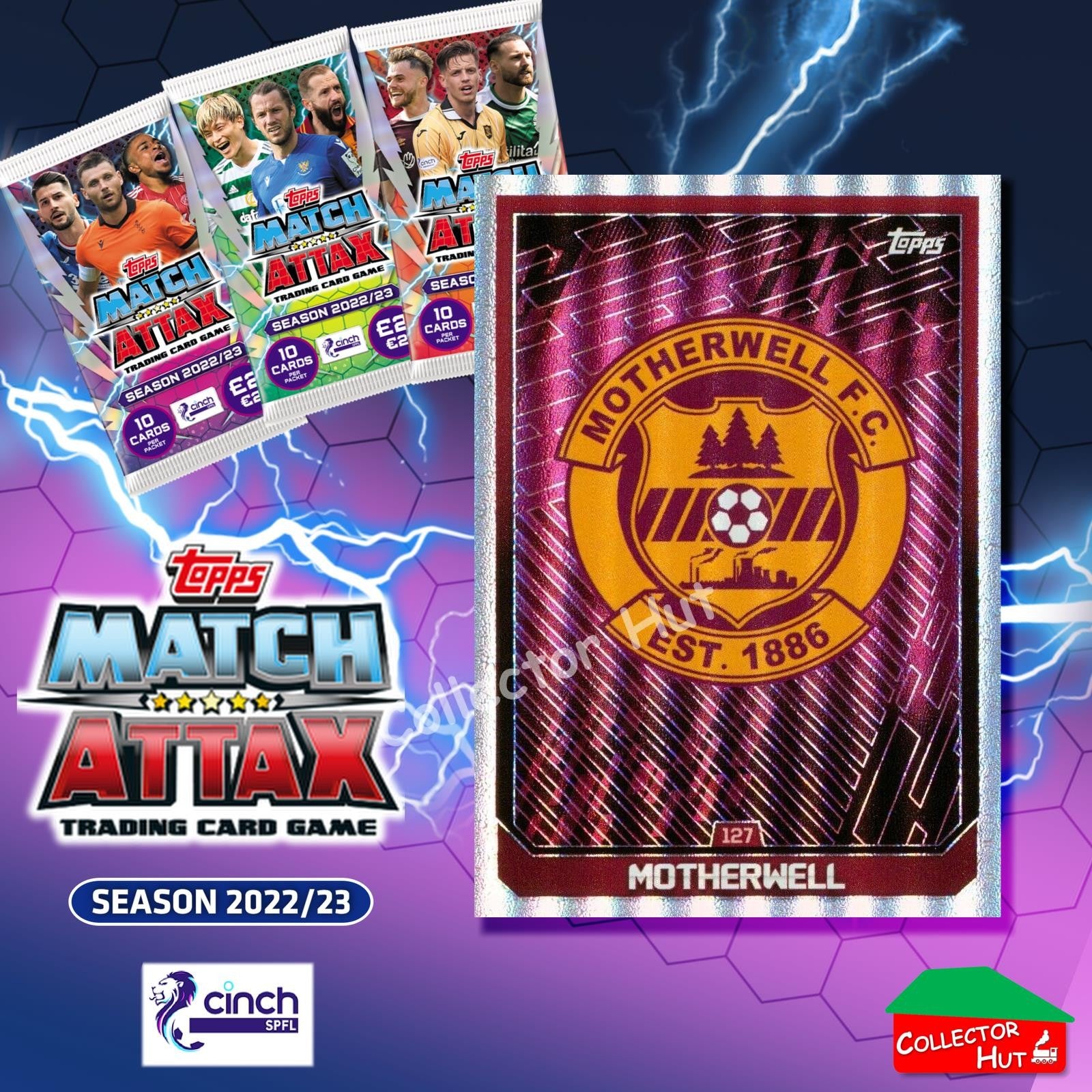 TOPPS MATCH ATTAX SPFL 2022/23 #1-162 Choose Your Card