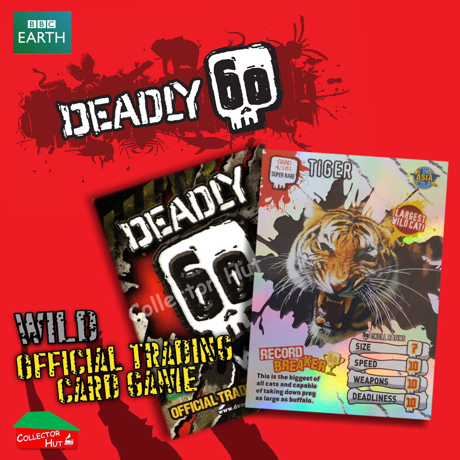 CBBC Deadly 60 Season 1, 2 & Wild FOIL RARE LIMITED Trading Cards