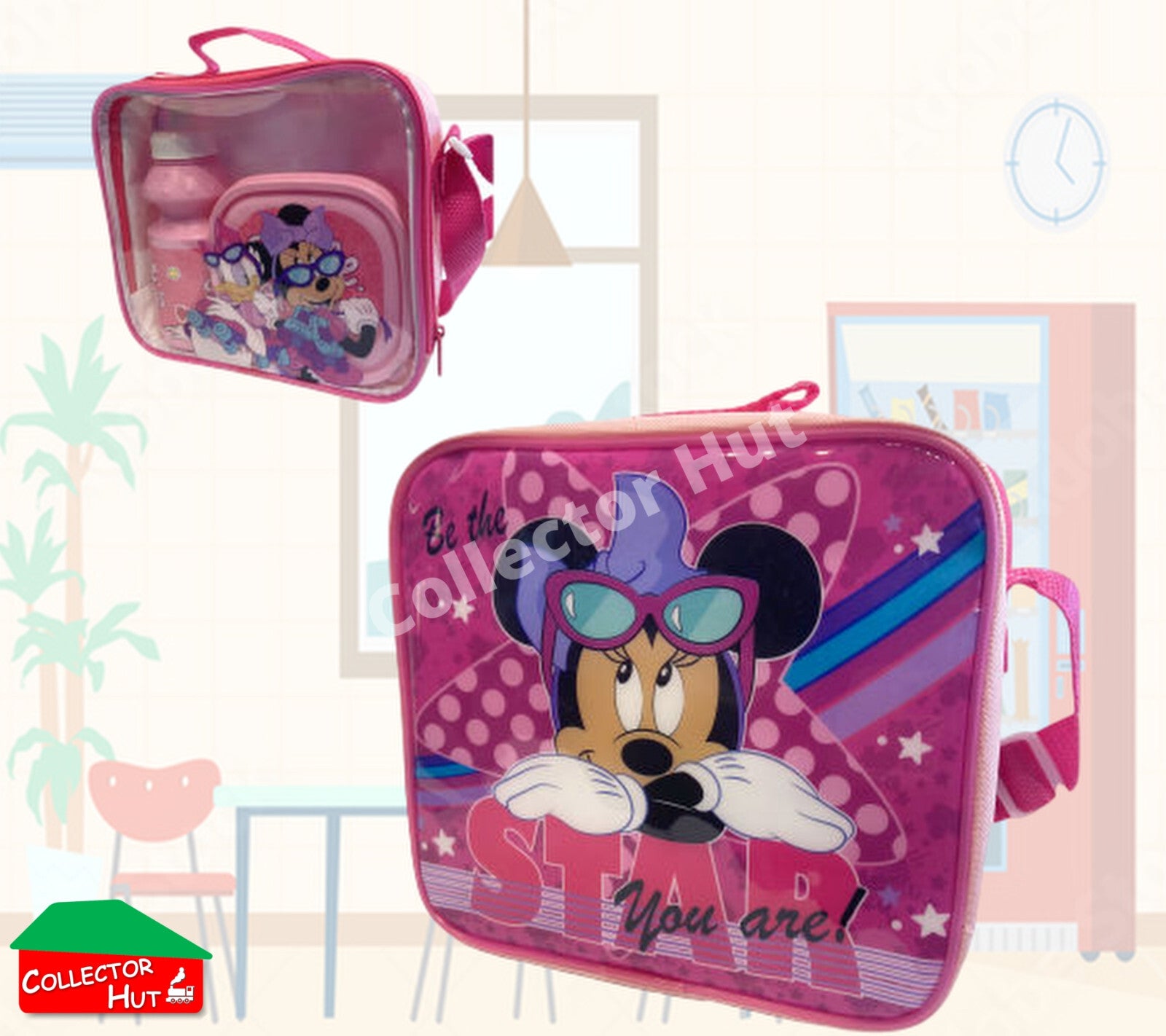 Boys Girls Kids Childrens School Lunch Sets Junior Novelty Character Bag