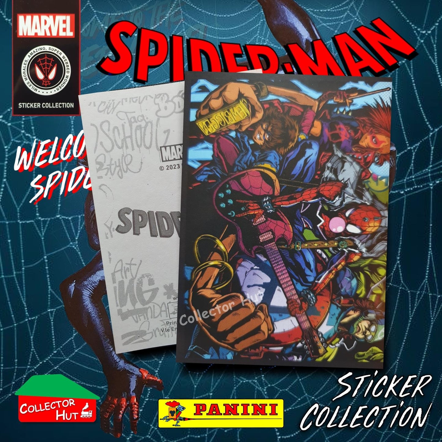 Panini Spider-Man Spider-Verse 2023 Collection Sticker Singles #1-163 & F1-30