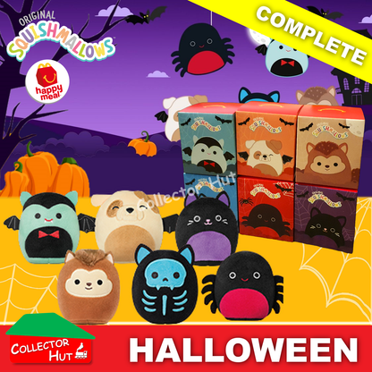 McDonald's Happy Meal 2023 Halloween & Autumn Squishmallows Plush Toys