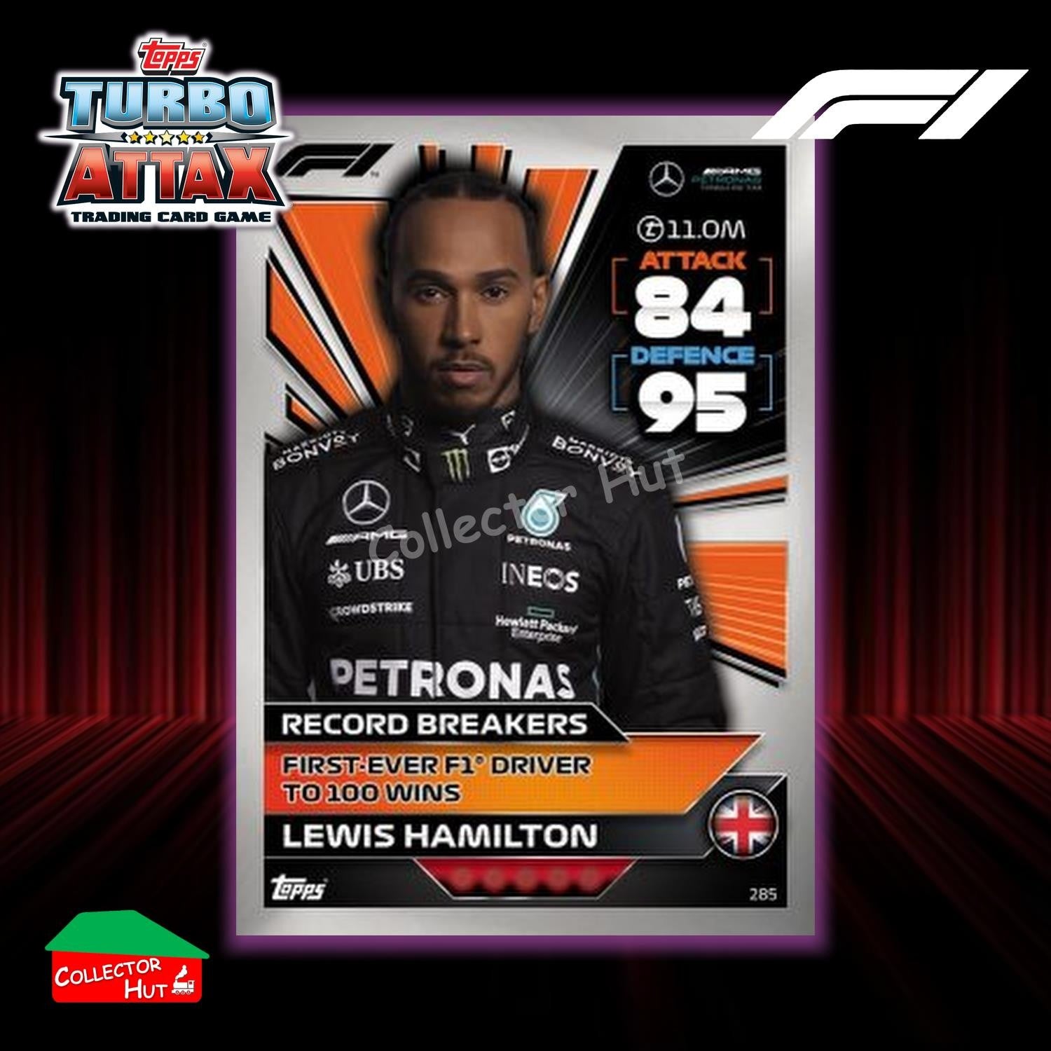 Topps Turbo Attax Formula 1 F1 2022 Limited Edition, 100 Club & Foil Cards