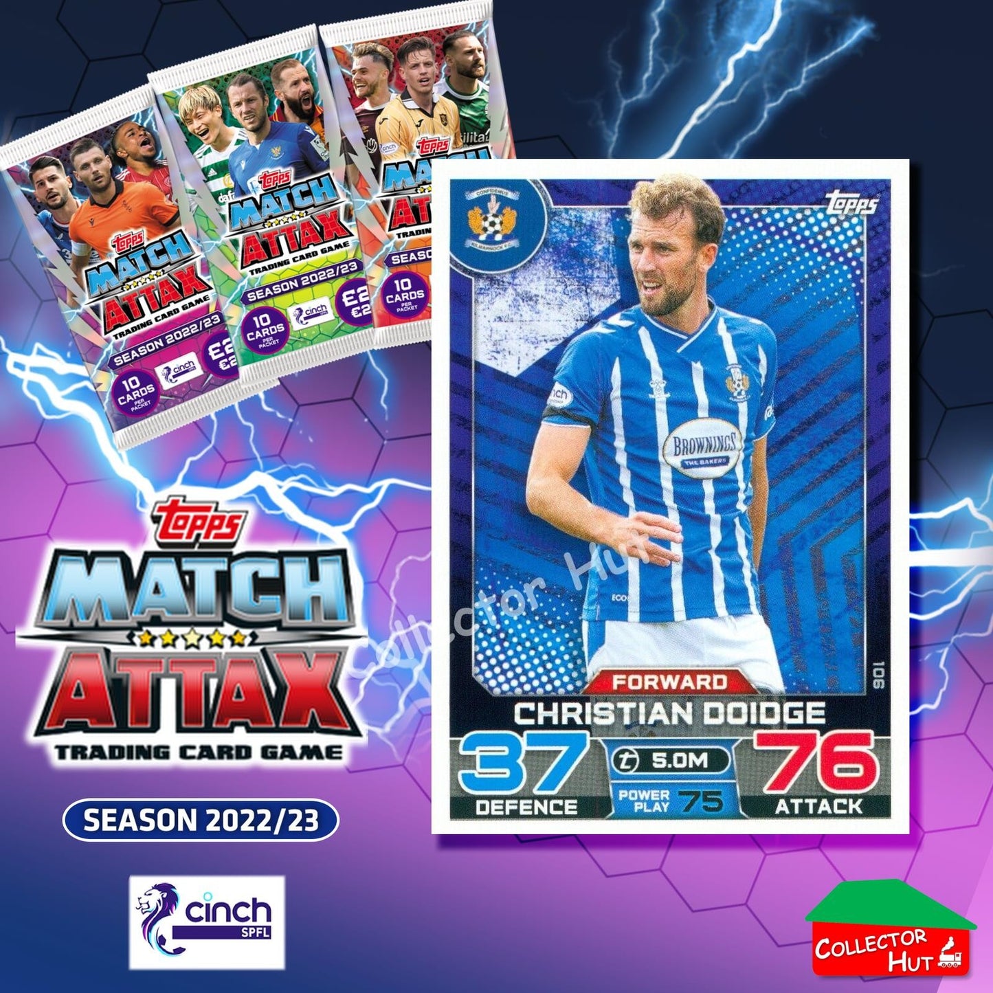 TOPPS MATCH ATTAX SPFL 2022/23 #1-162 Choose Your Card
