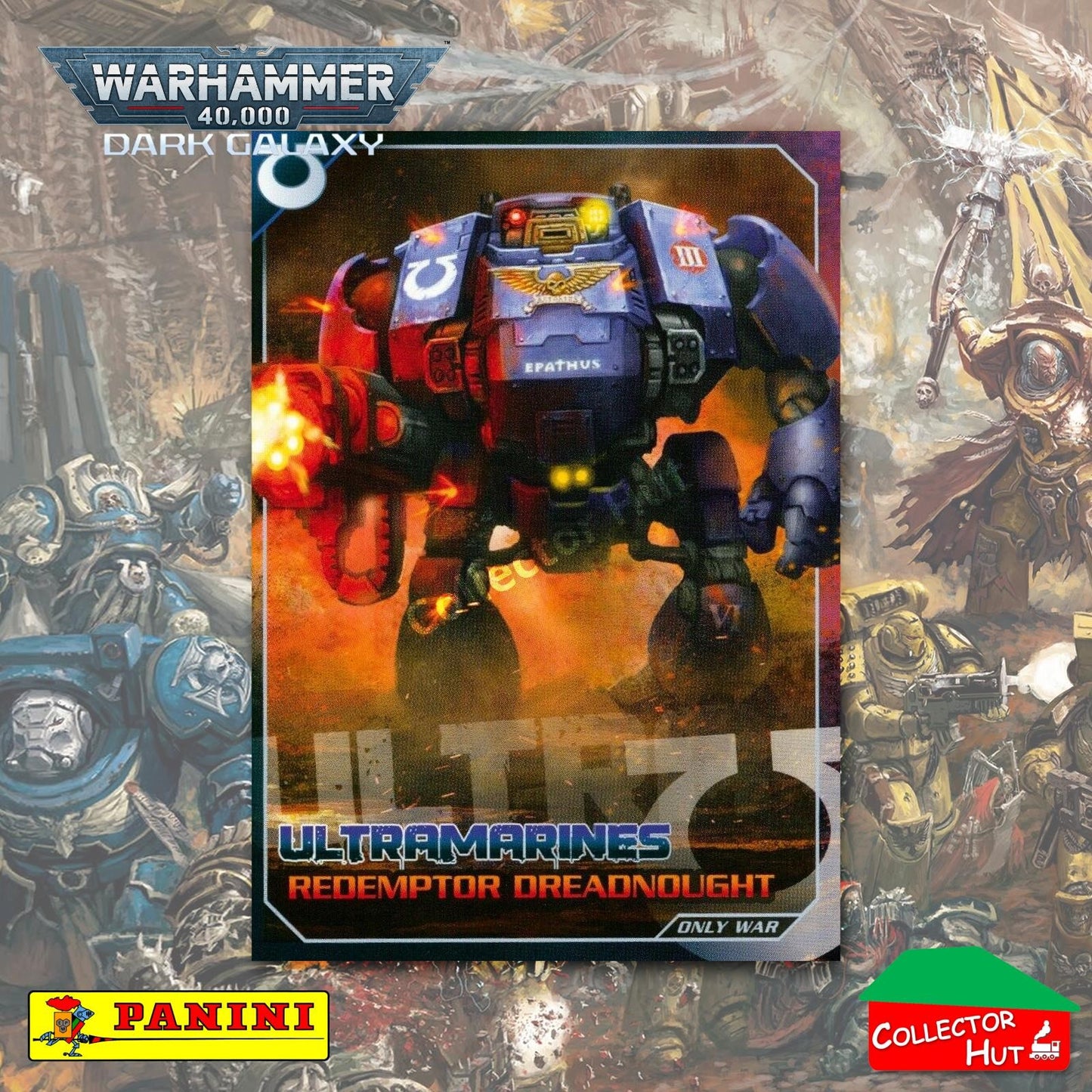 PANINI Warhammer 40,000 Dark Galaxy Only War Base Trading Cards #1-225