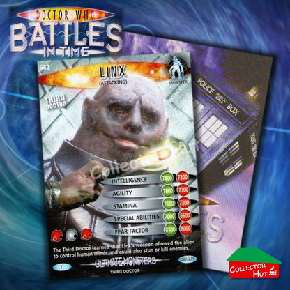 DOCTOR WHO Battles in Time #601-825 ULTIMATE MONSTERS RARE & COMMON Cards