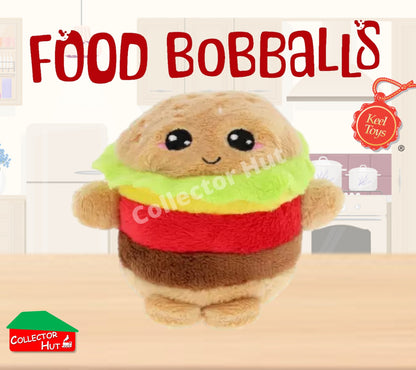 Food Bobballs Plush Toys Super Cute 8cm Collectible Characters from Keel