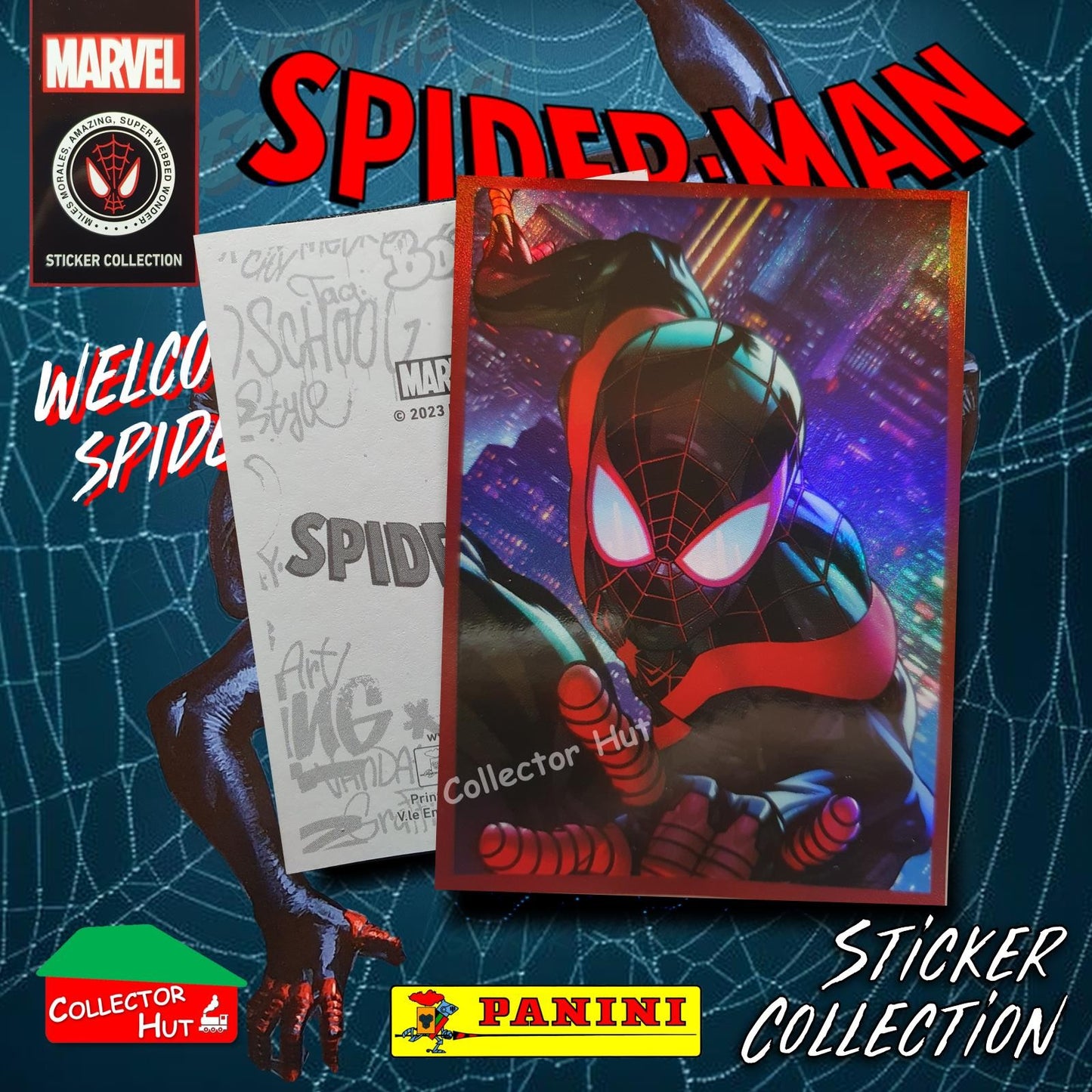Panini Spider-Man Spider-Verse 2023 Collection Sticker Singles #1-163 & F1-30