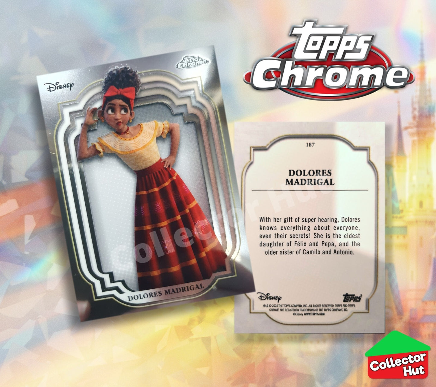 Disney Topps Chrome 2024 Base Cards 1-200 Pick Singles to Complete Your Set