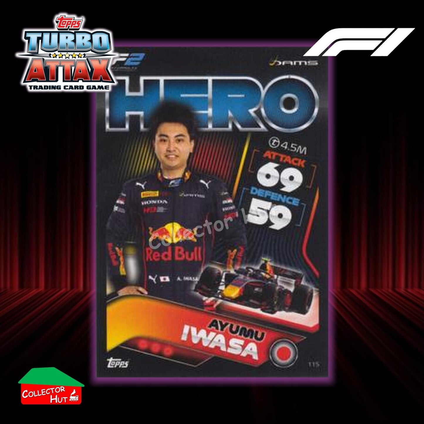 Topps Turbo Attax Formula 1 F1 2022 #1-131 Base Cards YOU CHOOSE