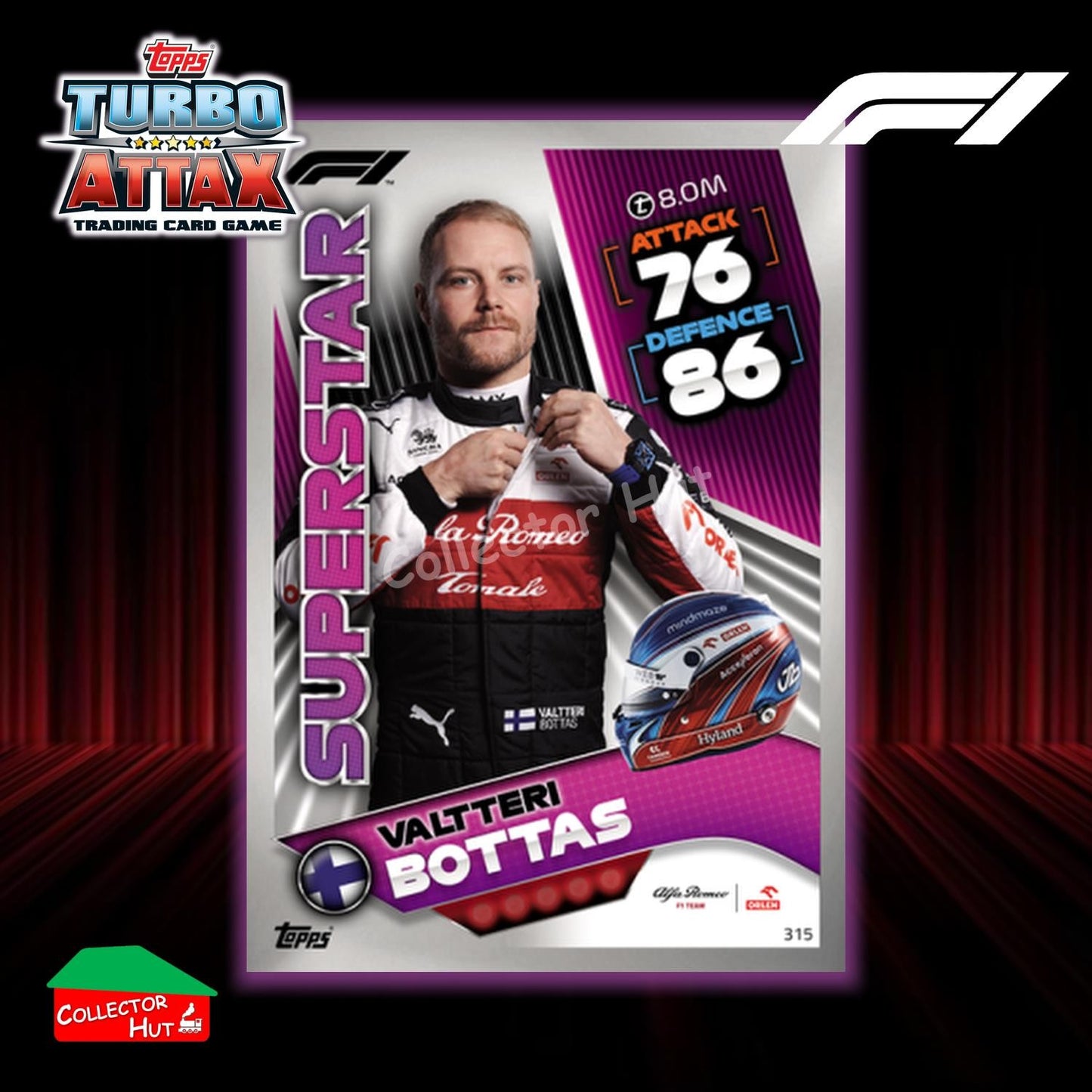 Topps Turbo Attax Formula 1 F1 2022 Limited Edition, 100 Club & Foil Cards