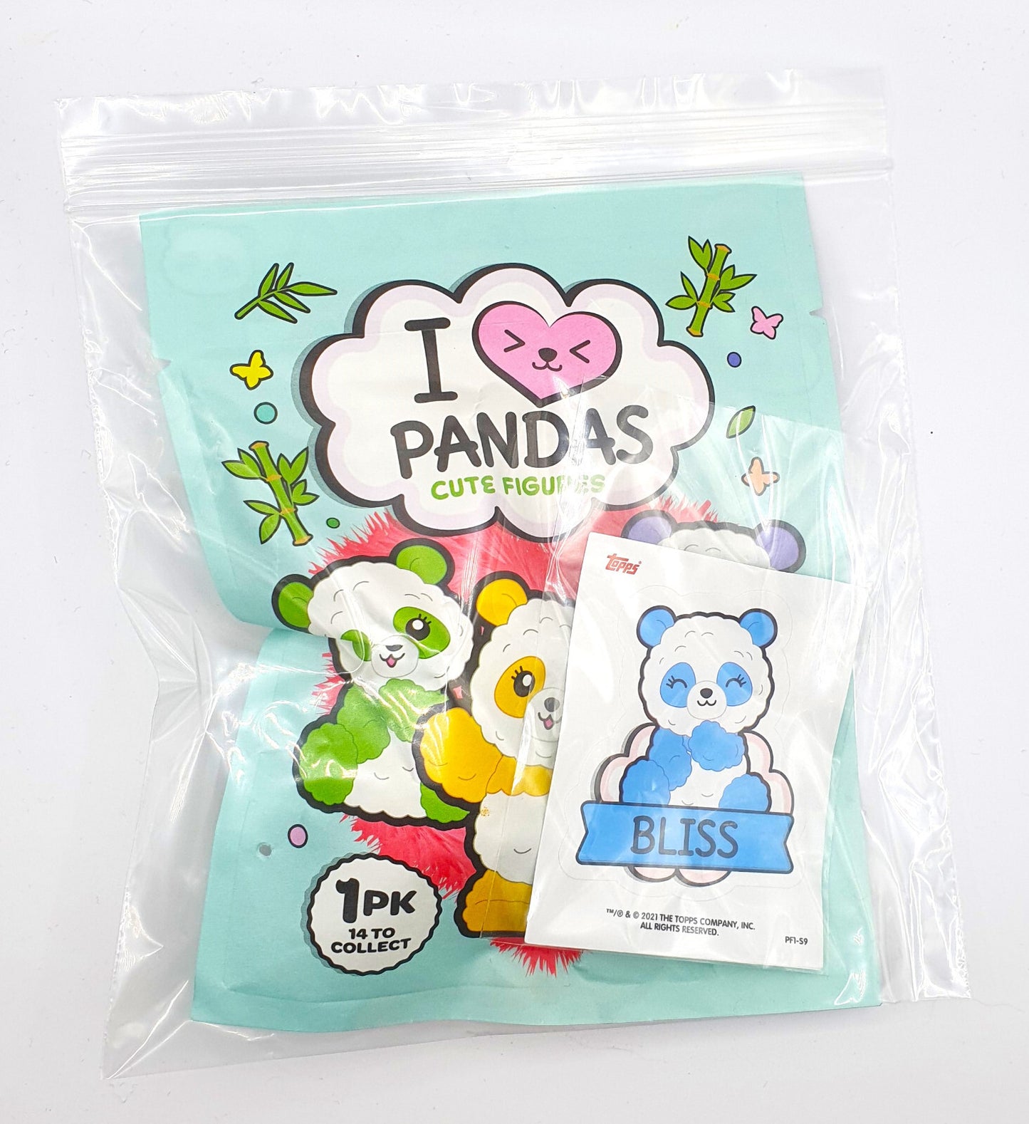 Topps I Love Pandas Cute Blind Bag Mini Figures