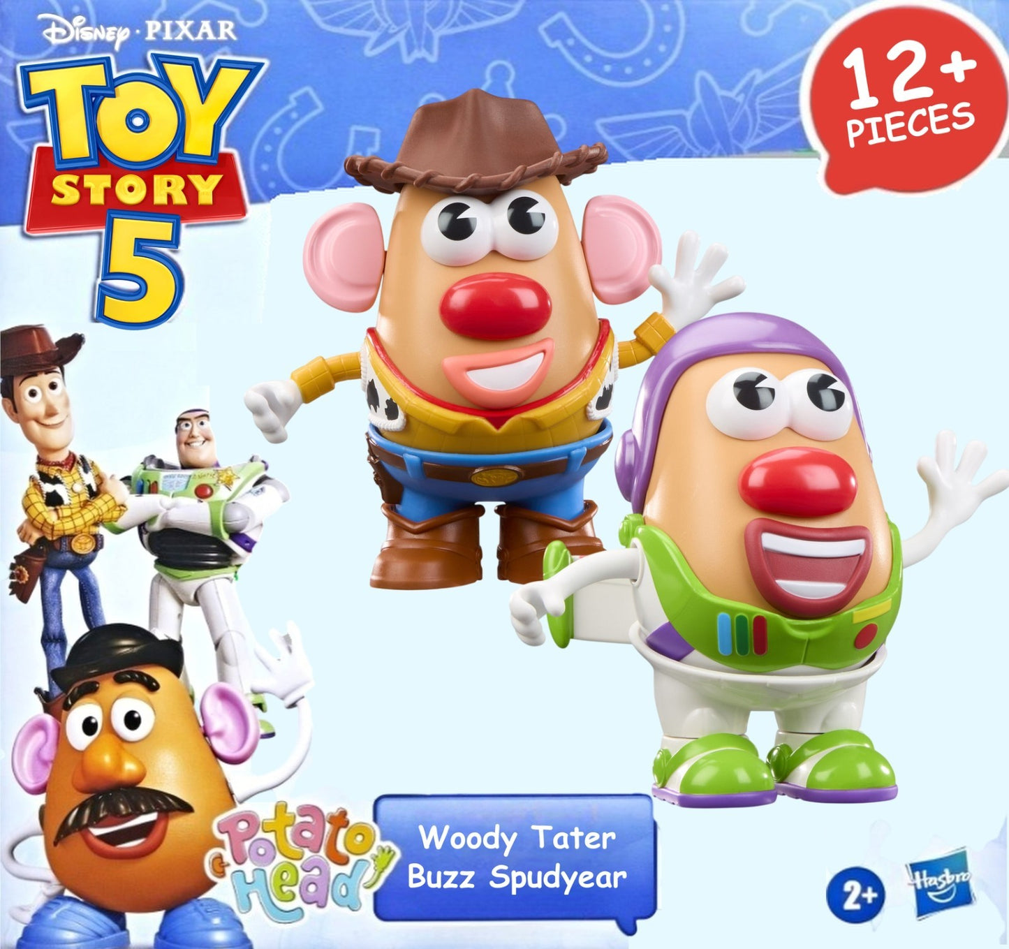 Mr Potato Head Toy Story Limited Editions Buzz Lightyear & Woody