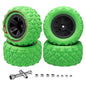 RC Model Wheels Tyres 12mm Hub 85mm x 43mm 84g 4pcs Set Car Truck