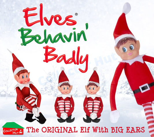 Elves Behavin' Badly Naughty Elves Christmas Decoration 12" Toy