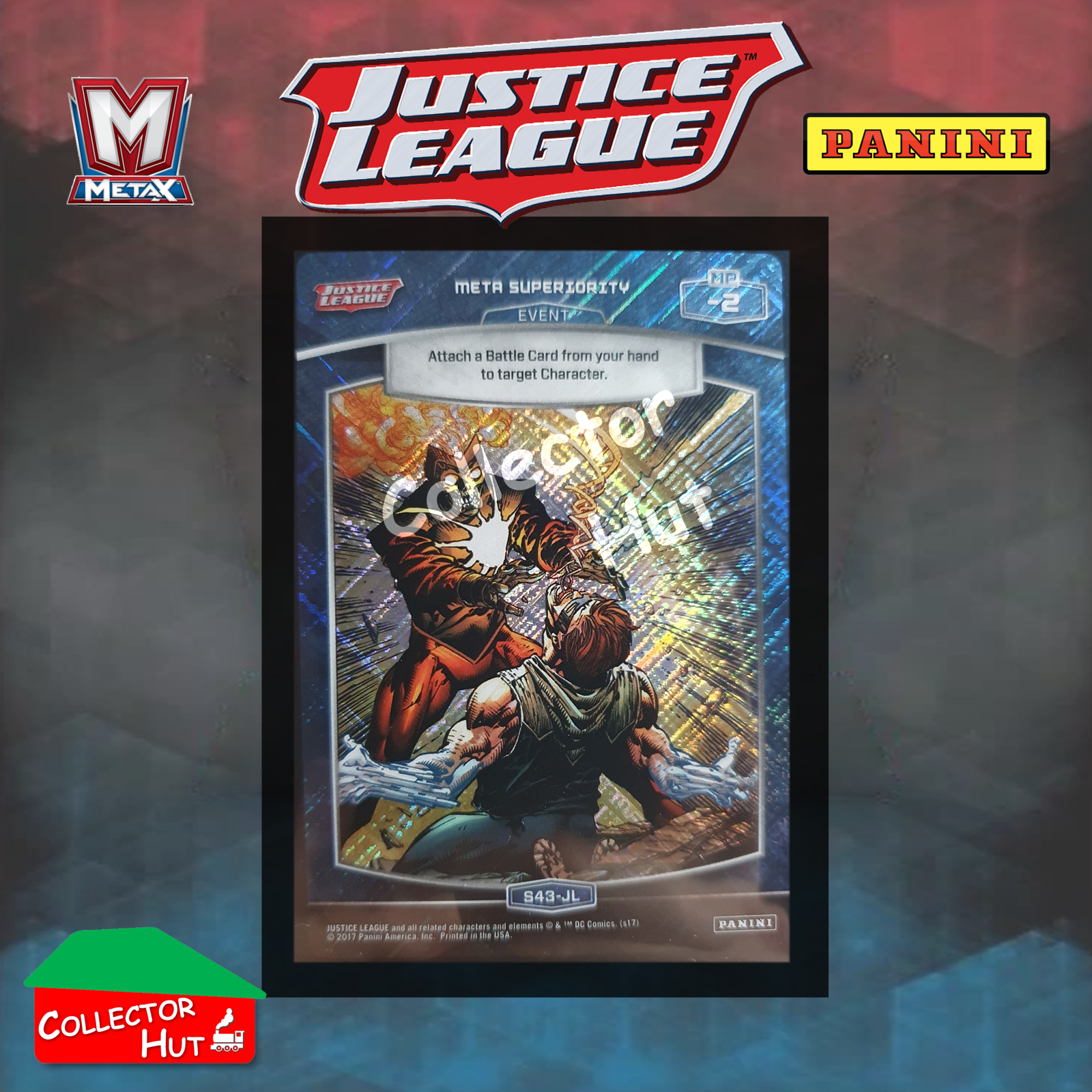 Panini MetaX DC Justice League Foil Cards S1-S72 Choose Your Card