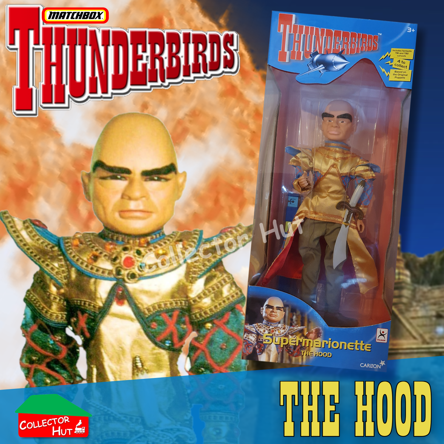 Gerry Anderson Thunderbirds Carlton Pelham Supermarionette Puppets RARE Unopened
