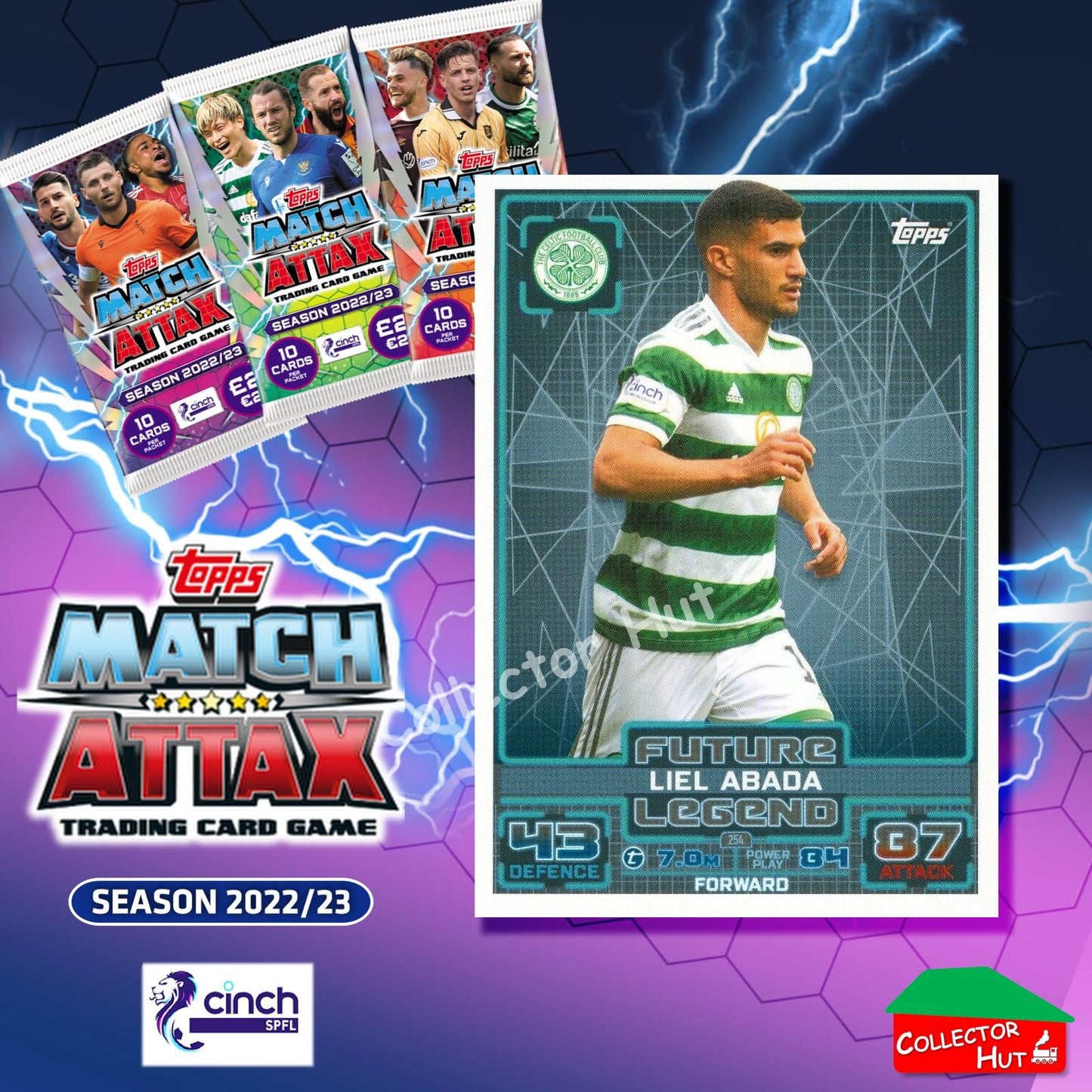 TOPPS MATCH ATTAX SPFL 2022/23 #163-264 Choose Your Card