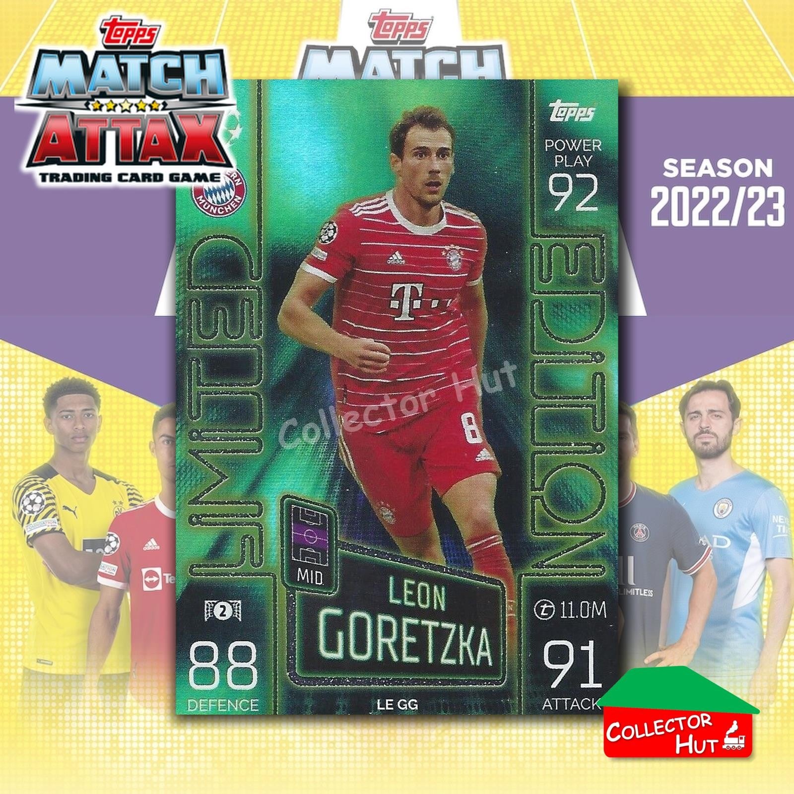 Topps Match Attax EuropA Champions League 2022/23 FOIL LEGEND LIMITED CARDS