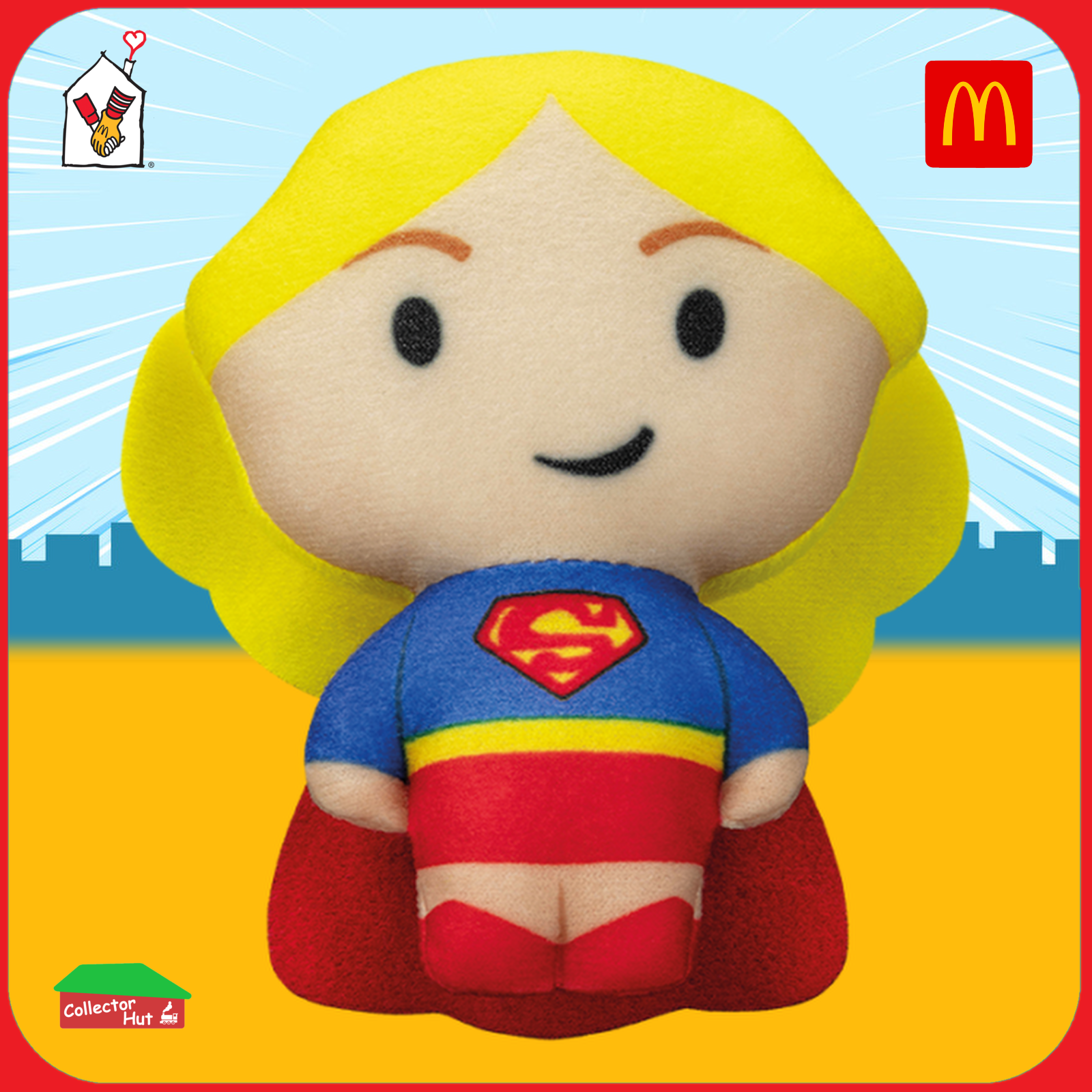 McDonald's Happy Meal DC Super Heroes, Super-Villains, Super Pets Plush Toys