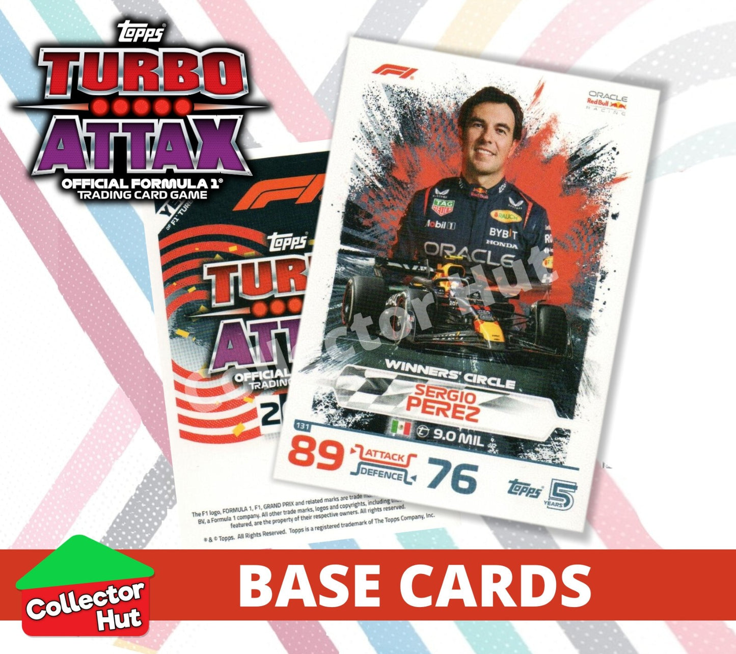 Topps Turbo Attax Formula 1 F1 2024 #1-166 Base Cards YOU CHOOSE
