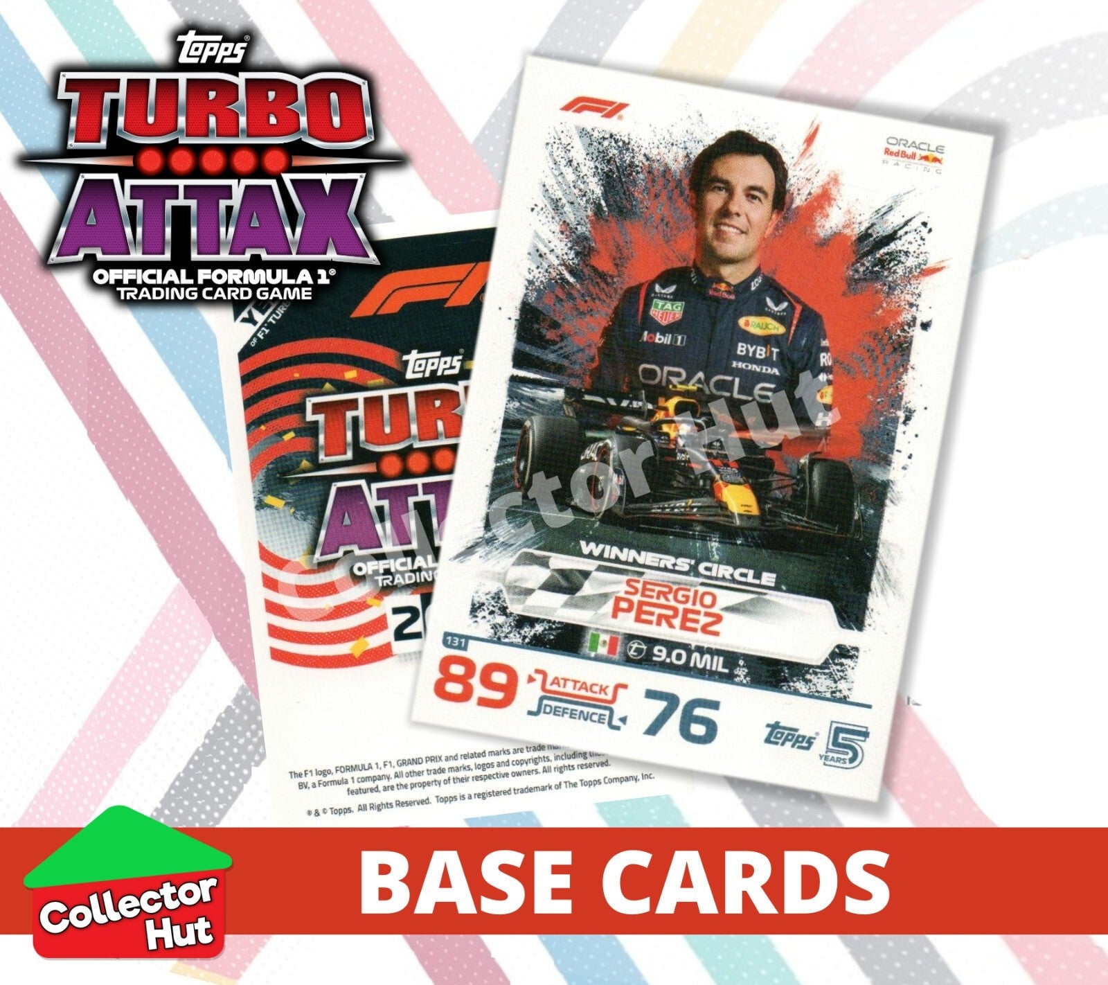 Topps Turbo Attax Formula 1 F1 2024 #1-166 Base Cards YOU CHOOSE