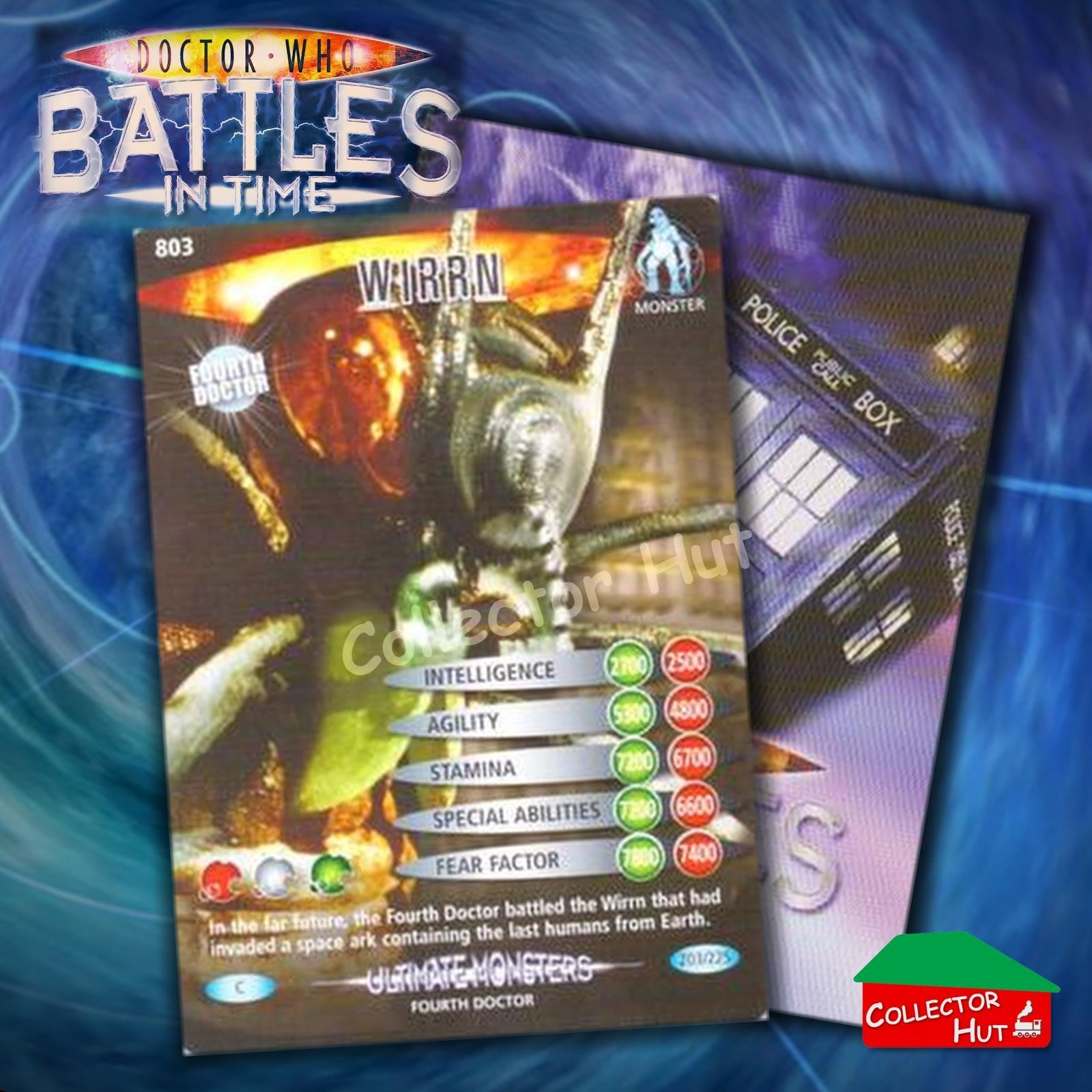 DOCTOR WHO Battles in Time #601-825 ULTIMATE MONSTERS RARE & COMMON Cards