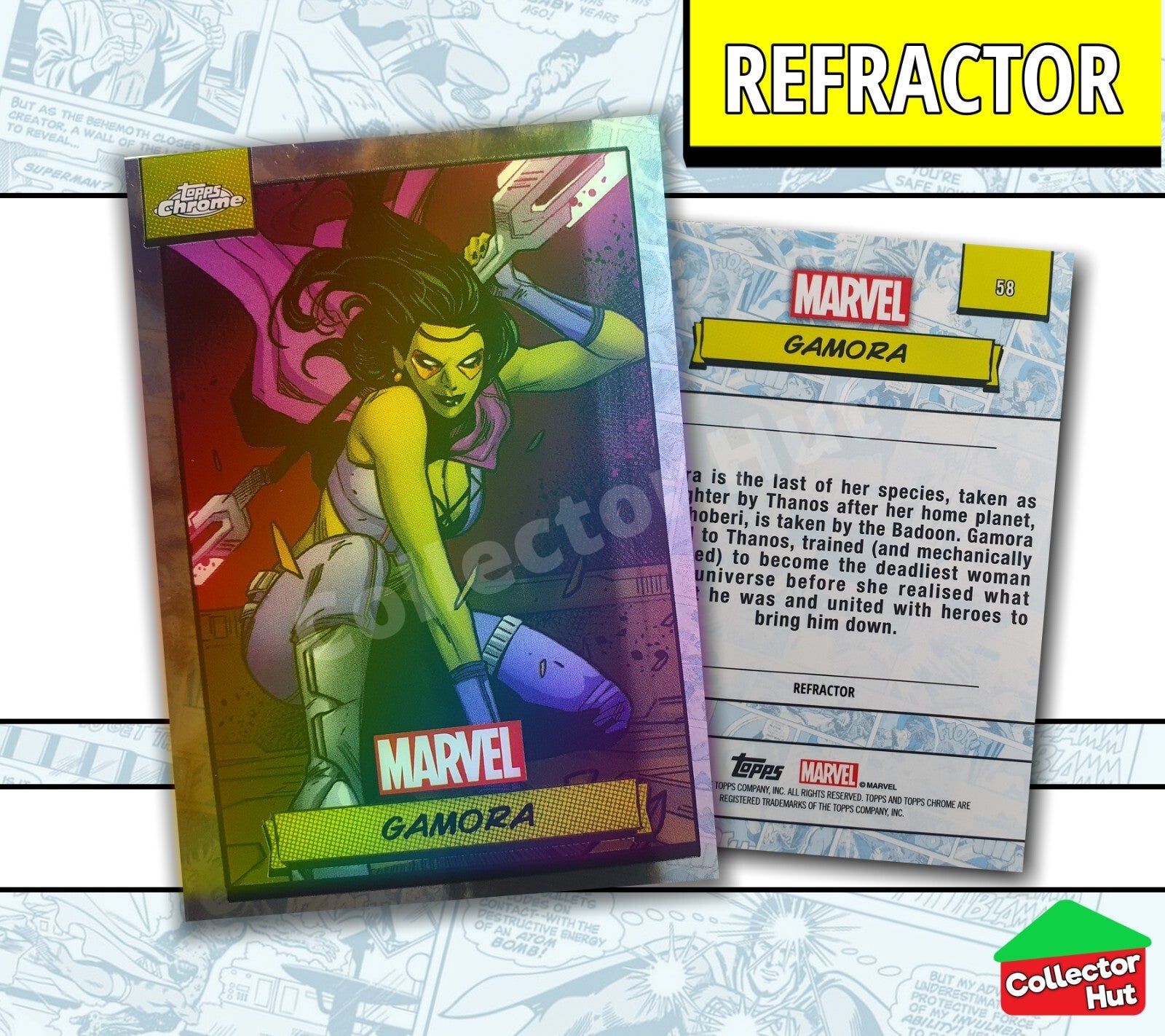 Marvel Topps Chrome 2024 REFRACTOR Card Collection YOU CHOOSE