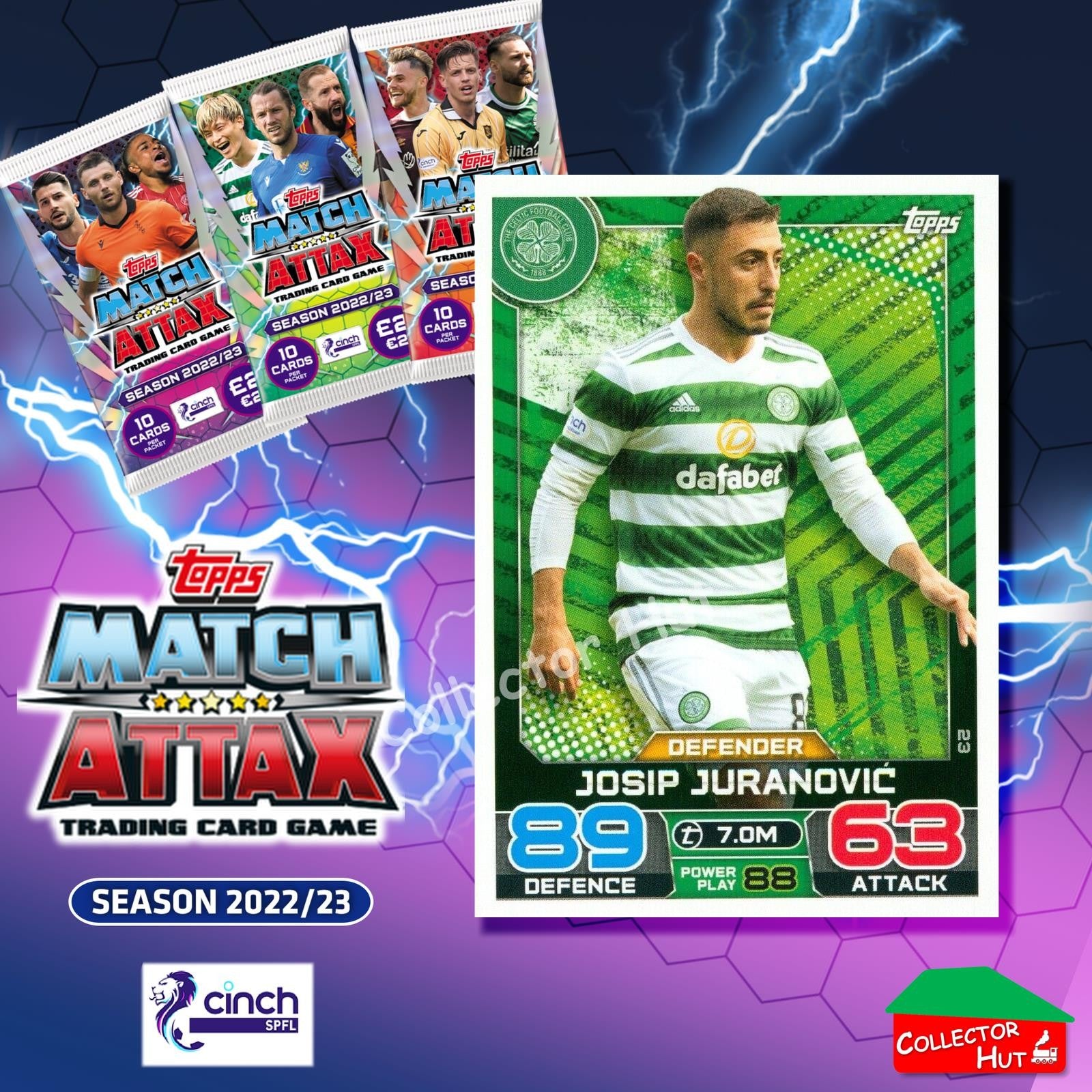 TOPPS MATCH ATTAX SPFL 2022/23 #1-162 Choose Your Card