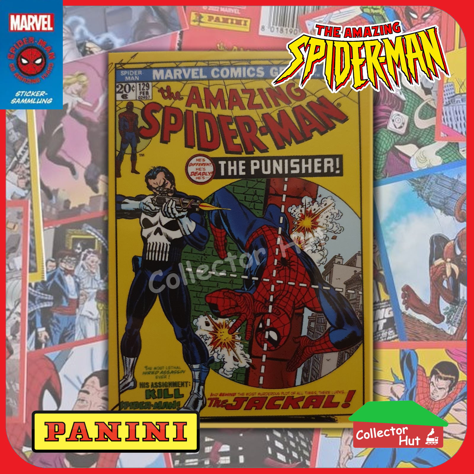 Panini The Amazing Spider-Man 60th Anniversary Trading Cards Singles 1-60
