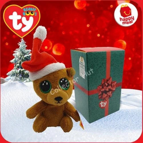 McDonald's Happy Meal Christmas Beanie Boo Plush Toys X10 COMPLETE TY