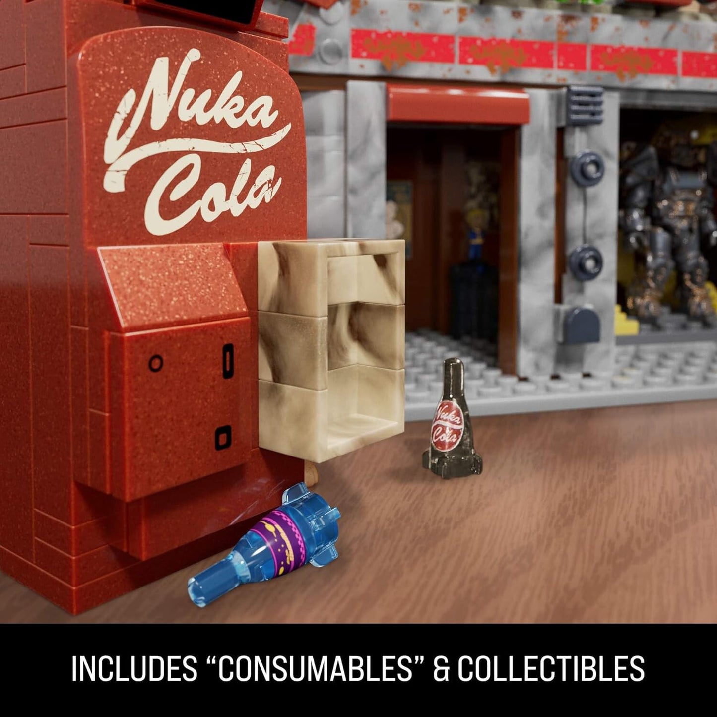 Fallout 4 Red Rocket Truck Stop Mega Bloks Buildable Display Model