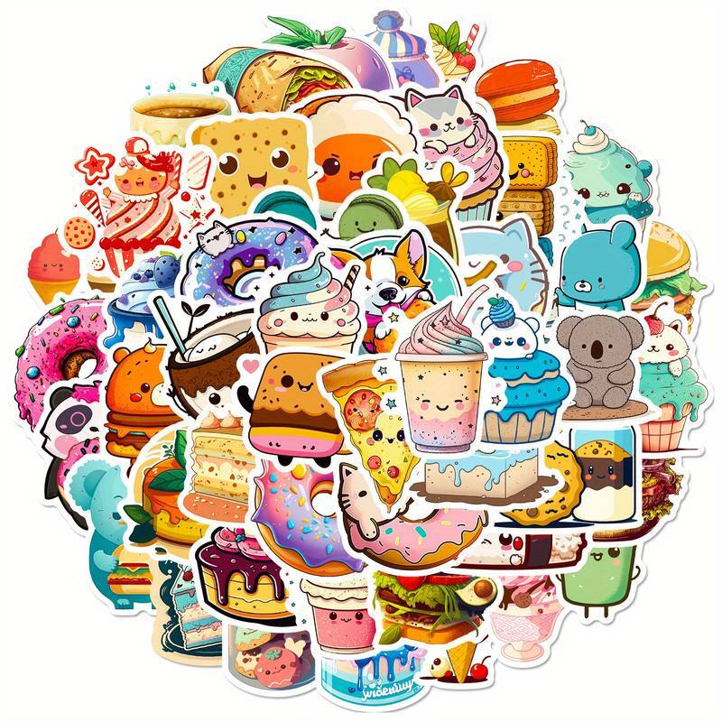 Awesome Stickers Novelty Anime Cartoon Animals Artistic 100's to Choose From