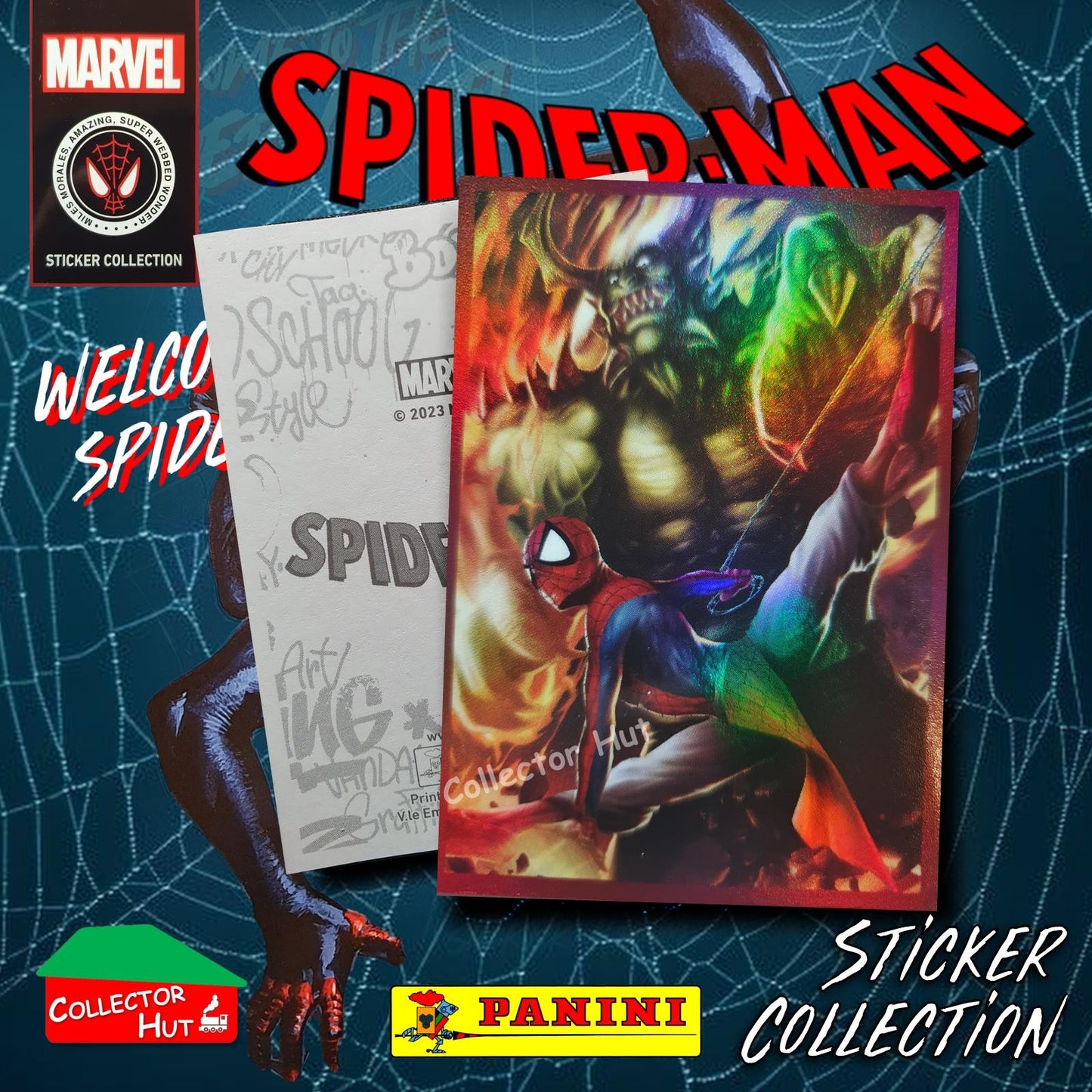Panini Spider-Man Spider-Verse 2023 Collection Sticker Singles #1-163 & F1-30