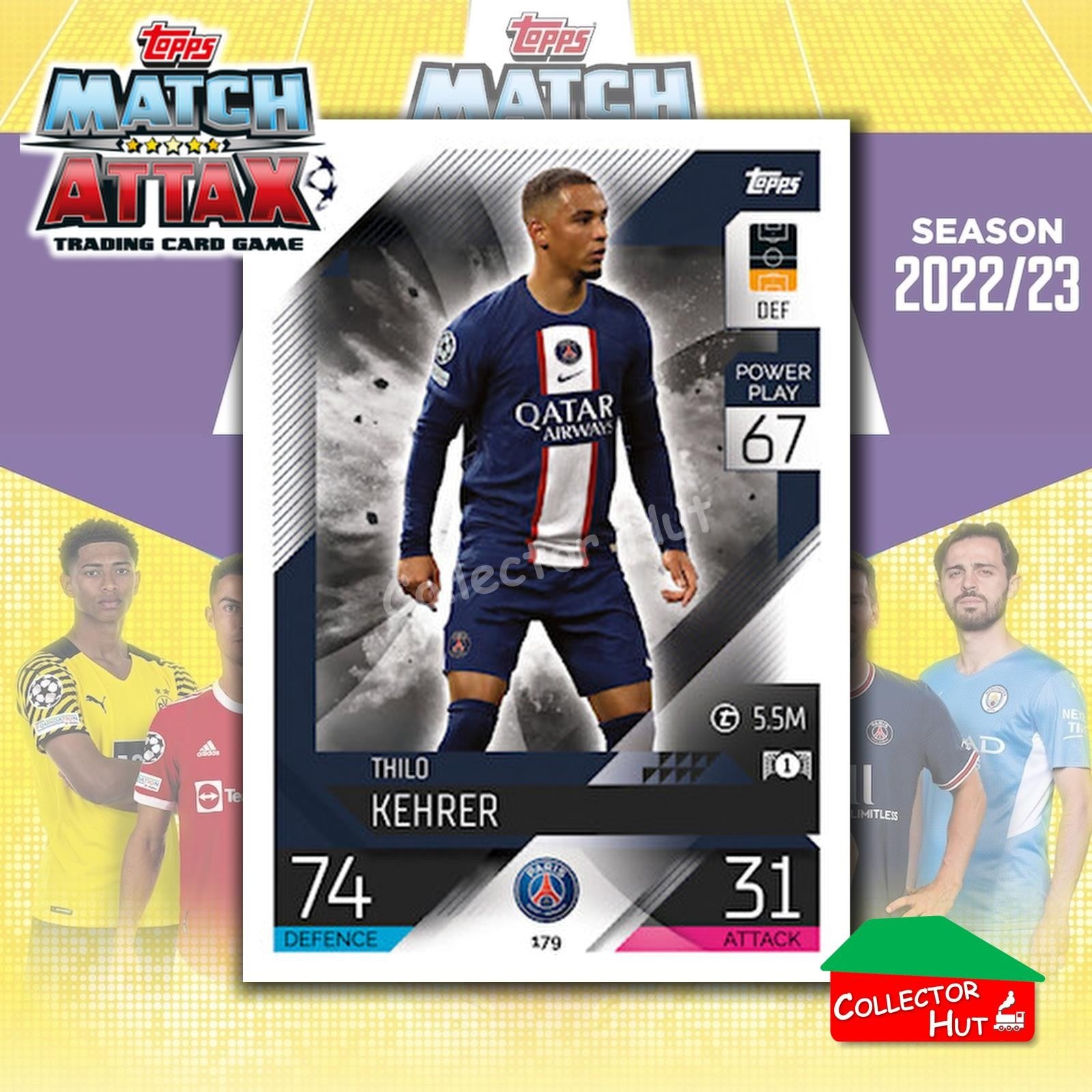 Topps Match Attax Europa Champions League 2022/23 TCG Trading Cards Base 1-189