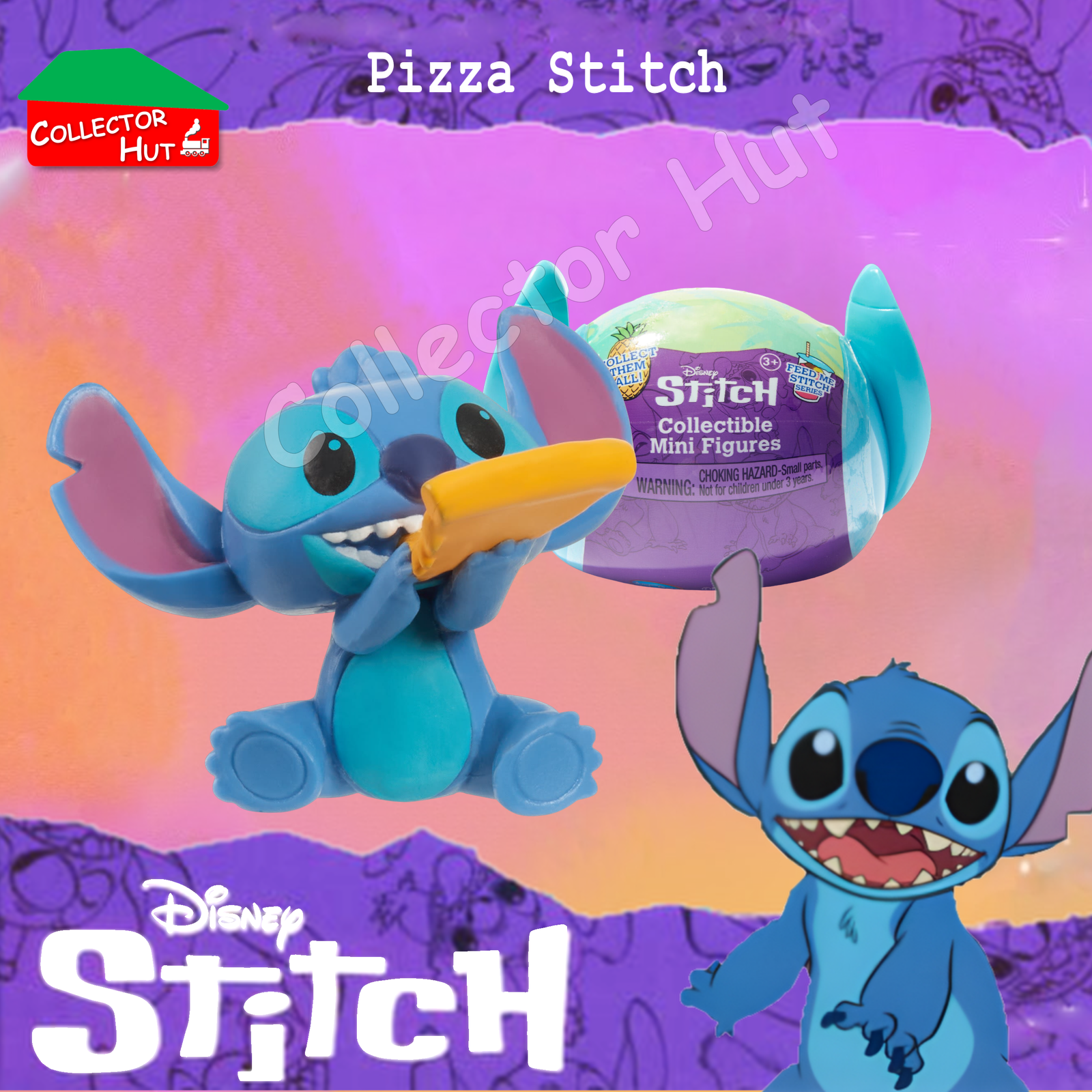 Disney Stitch Feed Me Blind Mini Figures Series 1 (Identified) New & Sealed