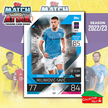 Topps Match Attax Europa Champions League 2022/23 TCG Trading Cards Base 190-387