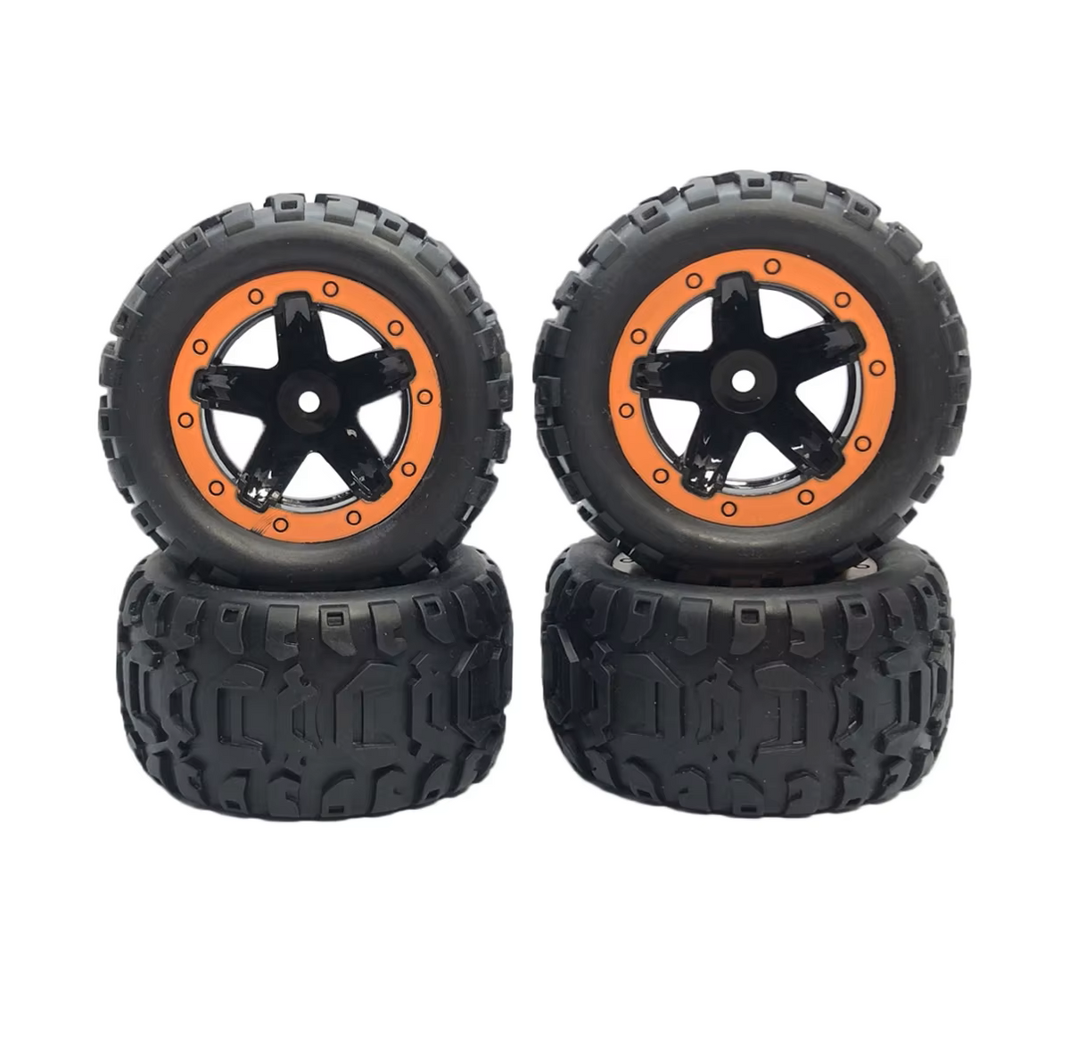 RC Model Wheels Tyres 12mm Hub 85mm x 43mm 84g 4pcs Set Car Truck
