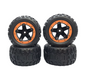 RC Model Wheels Tyres 12mm Hub 85mm x 43mm 84g 4pcs Set Car Truck