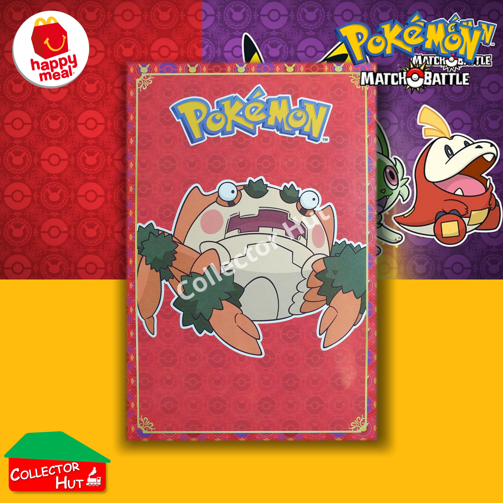 McDonald's Happy Meal 2023 Pokémon Match Battle SINGLE Trading Cards You Choose