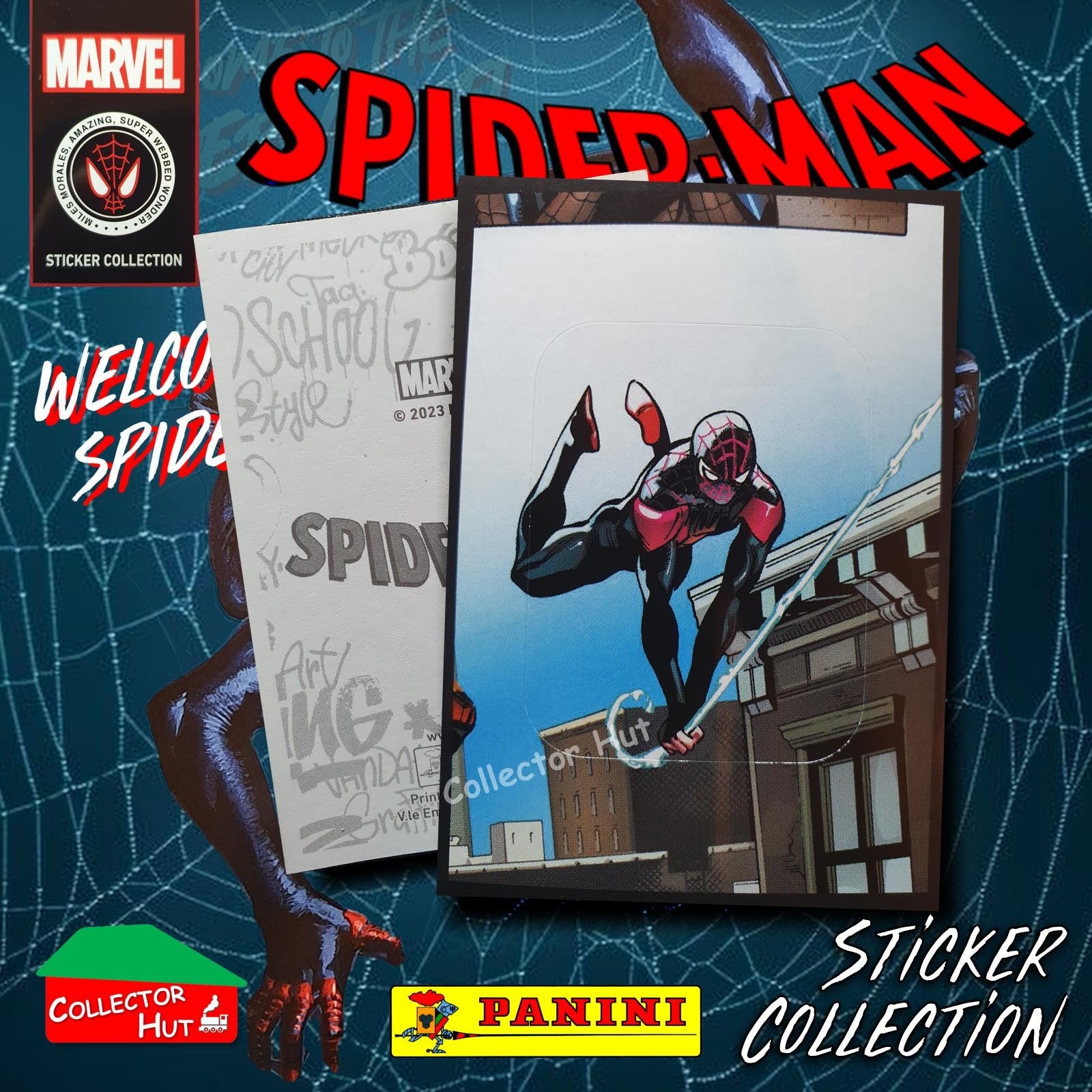 Panini Spider-Man Spider-Verse 2023 Collection Sticker Singles #1-163 & F1-30