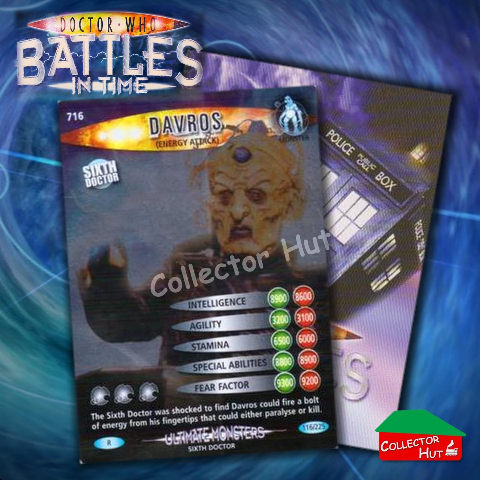 DOCTOR WHO Battles in Time #601-825 ULTIMATE MONSTERS RARE & COMMON Cards