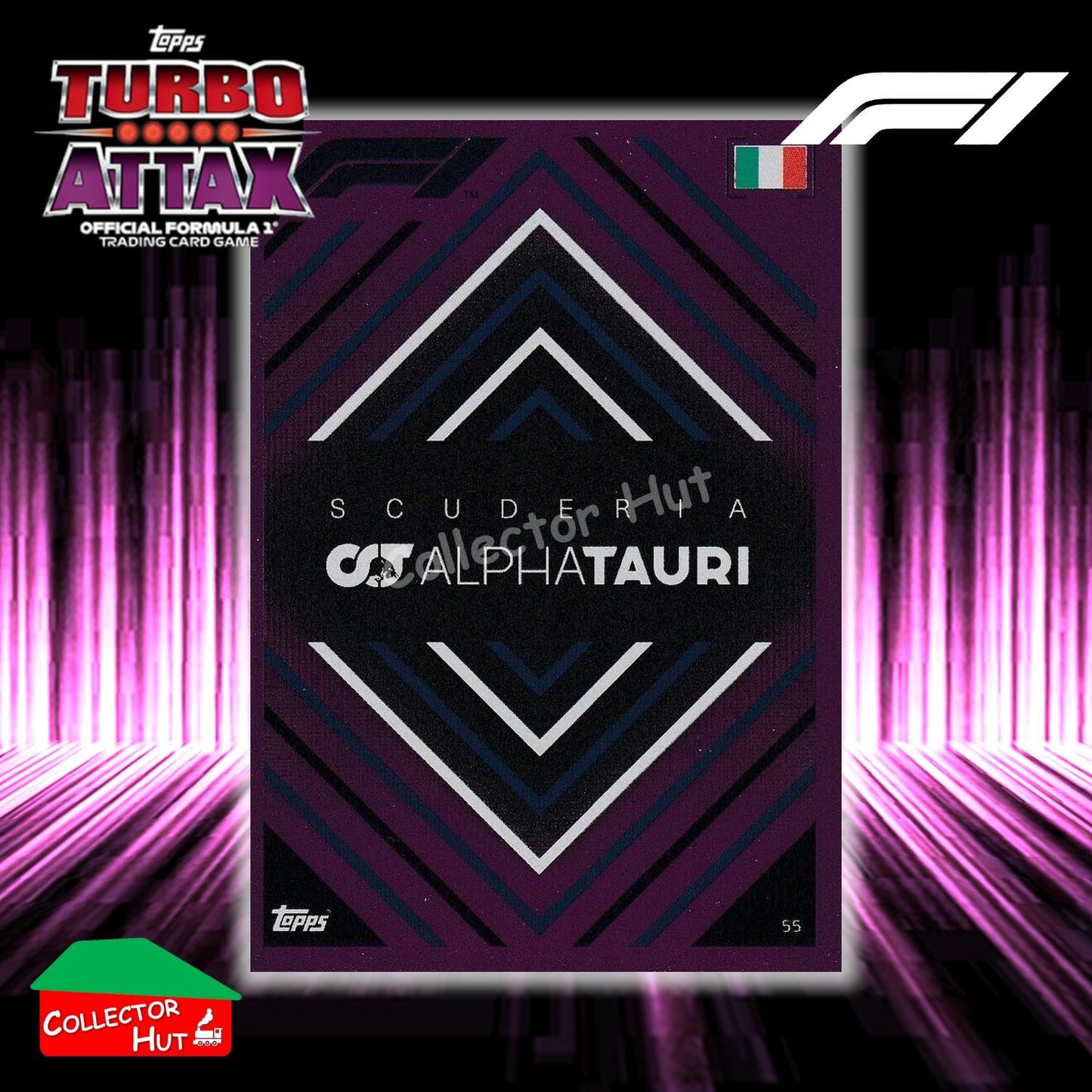 Topps Turbo Attax Formula 1 F1 2022 PINK GREEN RED Parallel Cards