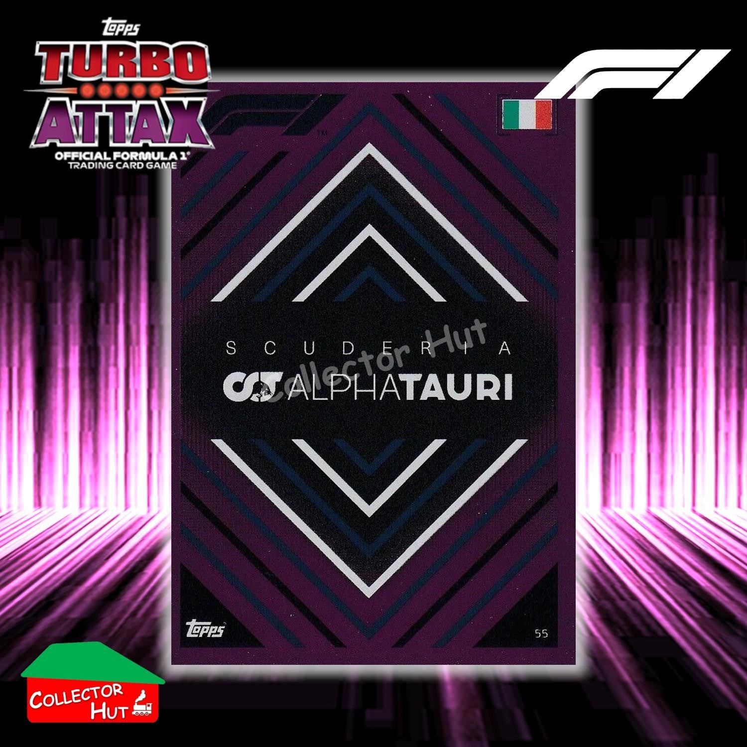 Topps Turbo Attax Formula 1 F1 2022 PINK GREEN RED Parallel Cards