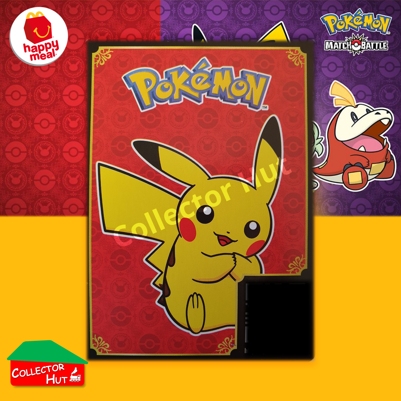 McDonald's Happy Meal 2023 Pokémon Match Battle SINGLE Trading Cards You Choose